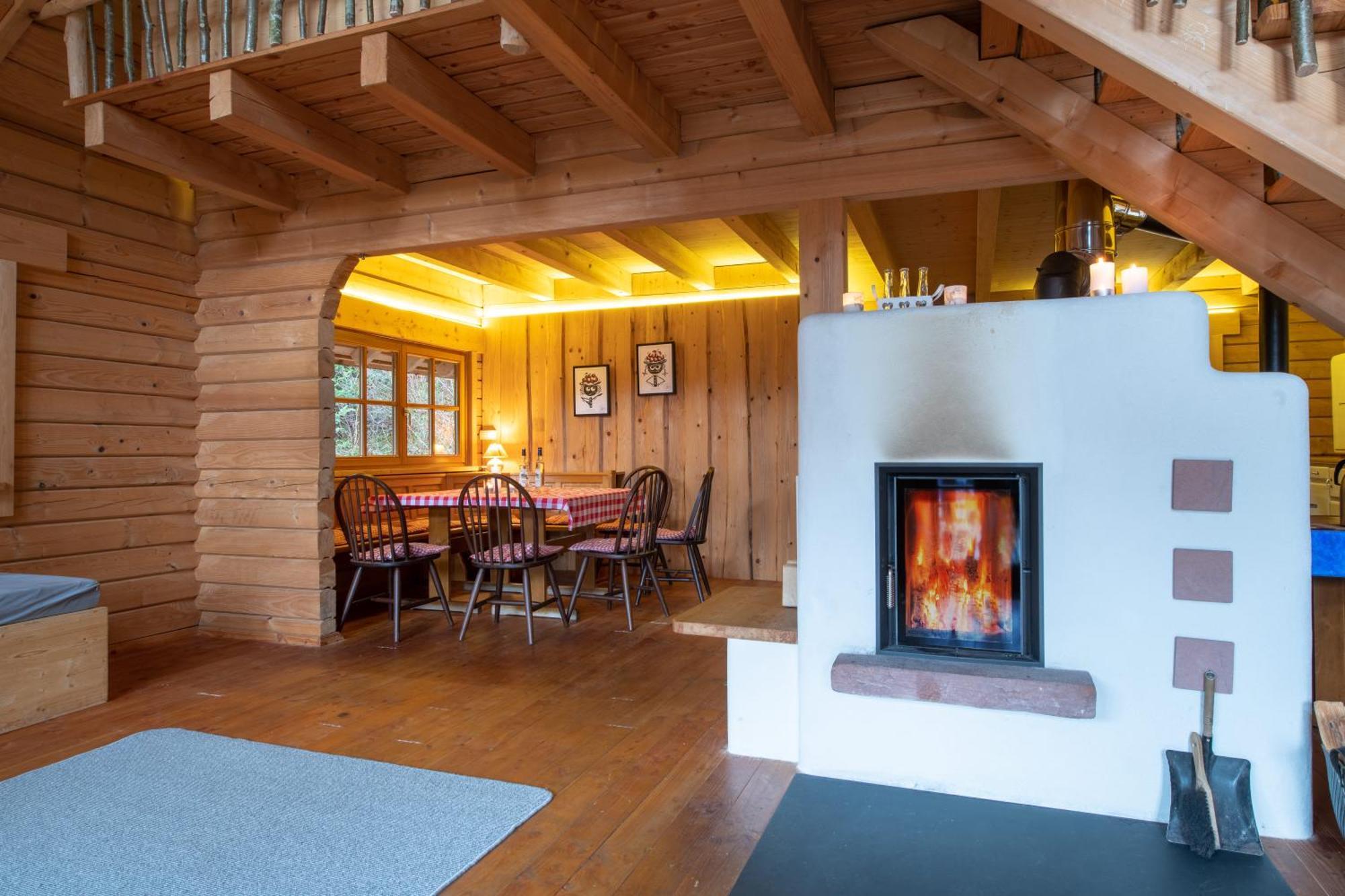Schwarzwald Blockhaus - Sauna - Kamin - Mit Bettwaesche Und Handtuecher Schenkenzell Bagian luar foto