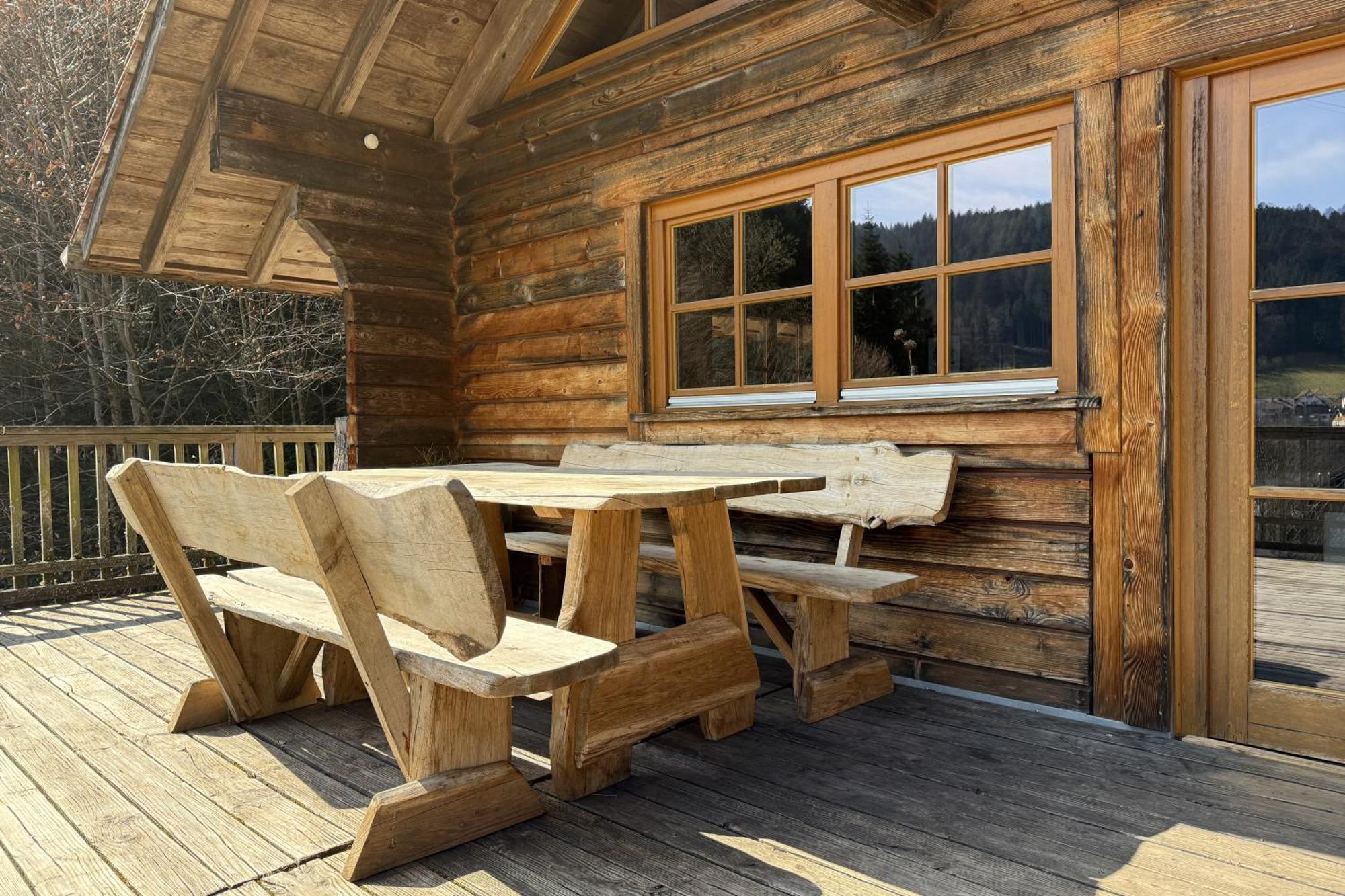 Schwarzwald Blockhaus - Sauna - Kamin - Mit Bettwaesche Und Handtuecher Schenkenzell Bagian luar foto