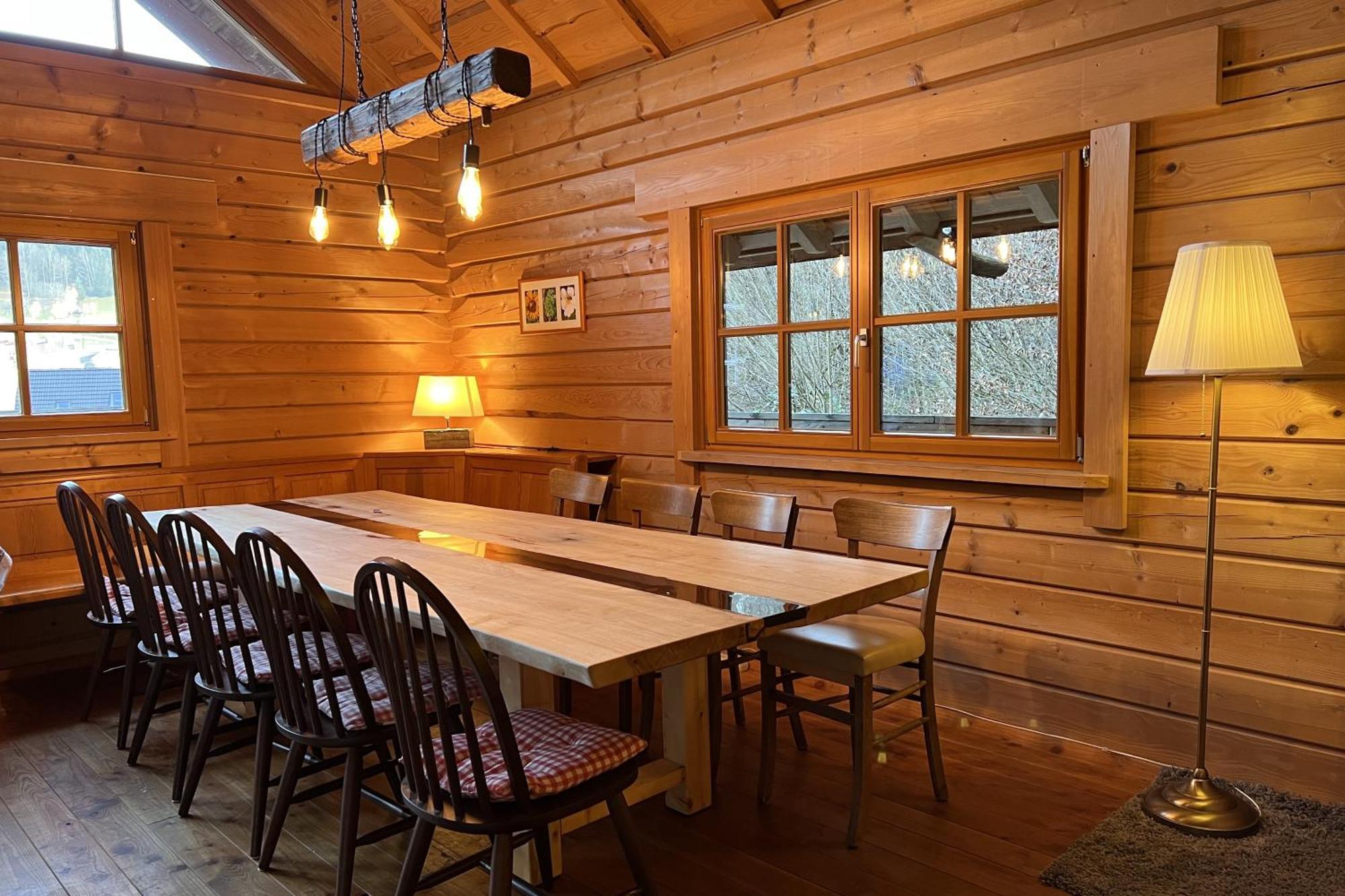 Schwarzwald Blockhaus - Sauna - Kamin - Mit Bettwaesche Und Handtuecher Schenkenzell Bagian luar foto
